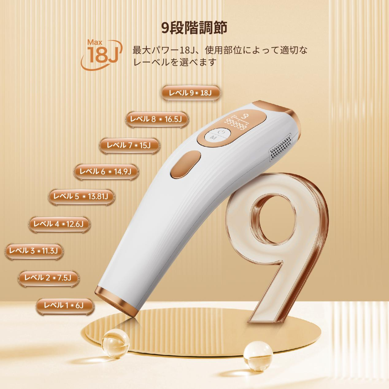 脱毛器 メンズ レディース vio対応 【2024最新サロン級 無痛脱毛 家庭用脱毛器】 IPL脱毛器 光美容器 99万発 9段階調節 手動/自動モード 髭 脇 顔 対応 レーザー だつもうき脱毛器 人間工学設計 全身脱毛 男女兼用 プレゼント 日本語説明書付き 3年間品質保証 往復式-FZ-200A